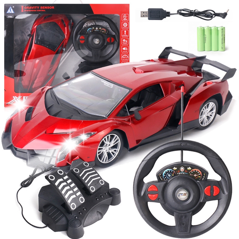 Lamborghini remote control car on sale with steering wheel price