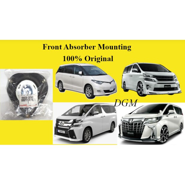 Toyota Estima Alphard Vellfire Acr50 Gsr50 Anh20 Ggh20 Ggh30 2007 2015 Front Absorber Mounting 100 Original 1pair 2pcs