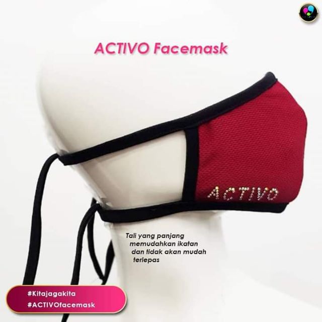 Cloth Facemask Washable & Reusable | ACTIVO Facemask
