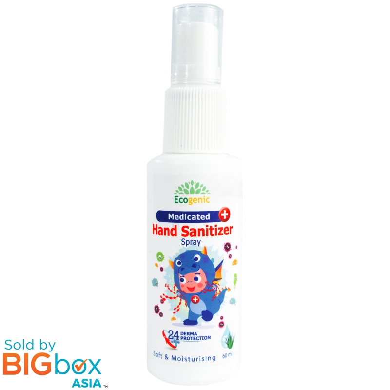 Ecogenic Medicated Hand Sanitizer Spray 60ml x 5