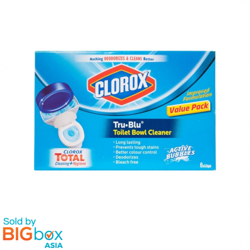 Clorox TruBlu Toilet Bowl Cleaner 6 x 50g