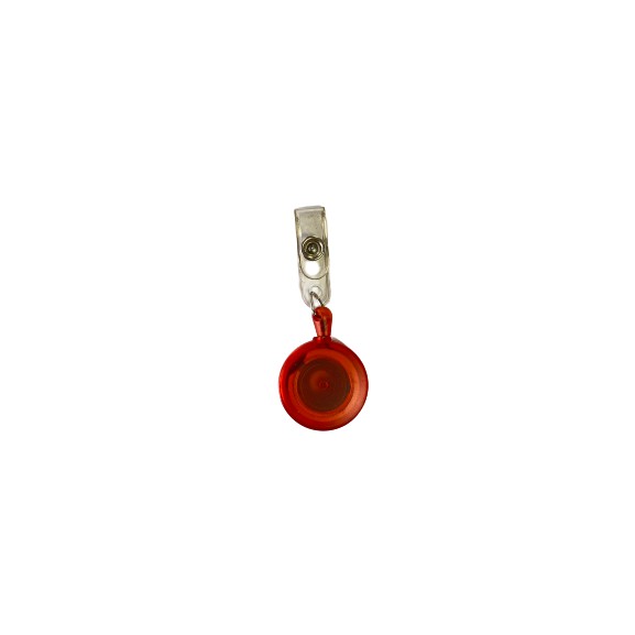Round Shape Yoyo Pulley For ID Tag Holder (Red)
