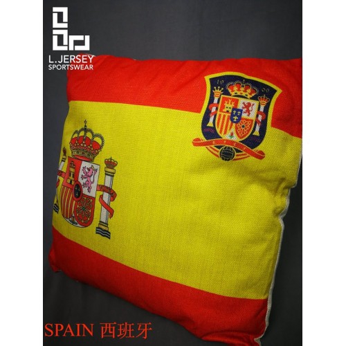 Spain Pillow World Cup 2018 National Graphic