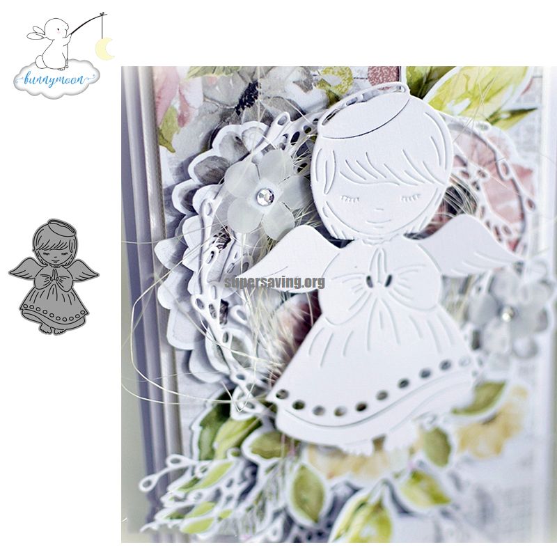 CH Angle Girl Stencil Metal Cutting Dies For Scrapbooking Practice Hands on DIY Album Card Craft Decoration