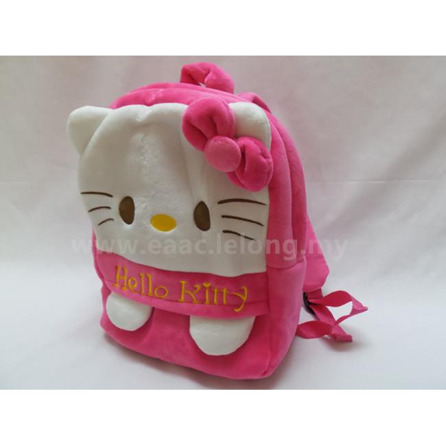 Cute Cartoon Hello Kitty Kid Backpack School Shopping Shoulder Bag (L)