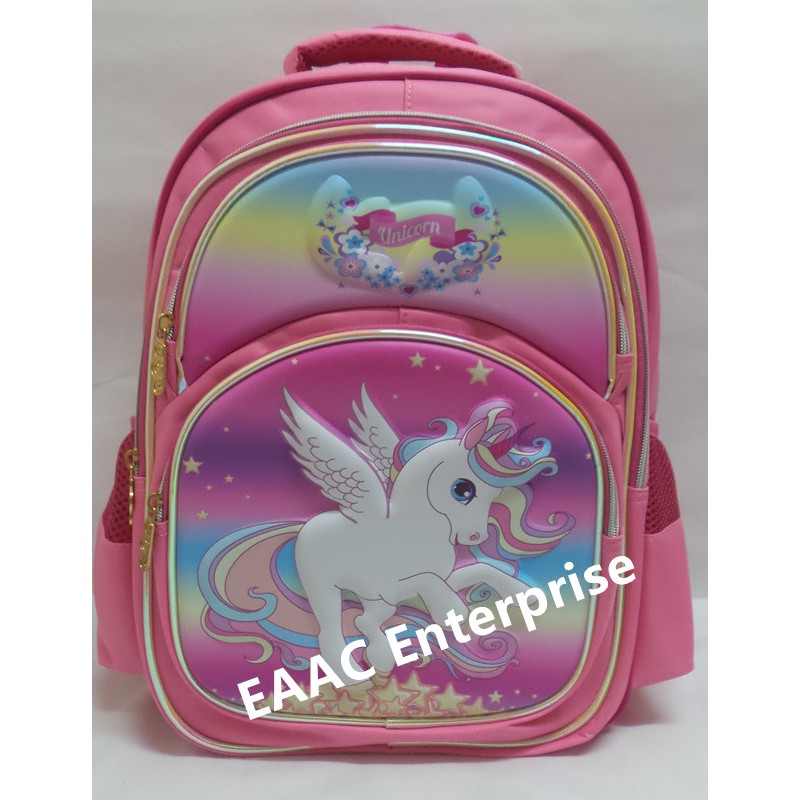 Beg discount sekolah unicorn