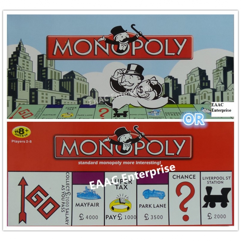Classic Monopoly Family Game Board Game Billionaire