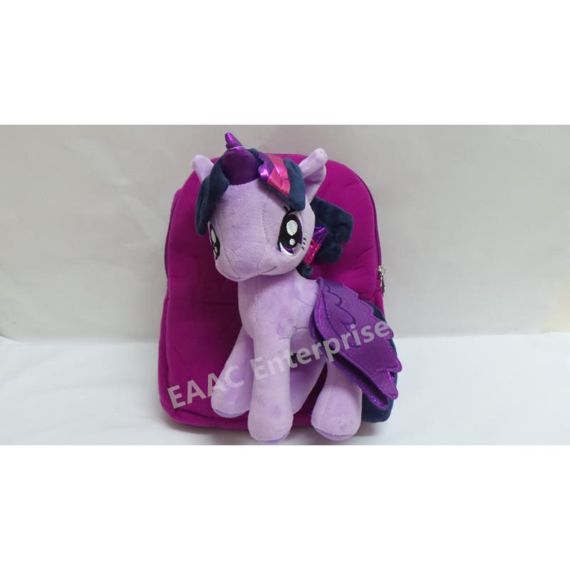 3D Cute Pony Purple Twilight Sparkle Backpack Bag School Tuition Shopping Bag