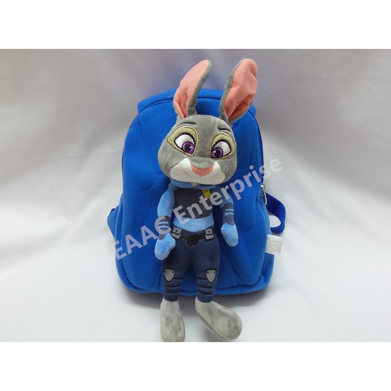 3D Zootopia Judy Hopps Kid Backpack School Shoulder Bag