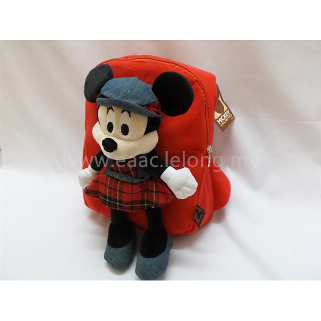 3D Minnie Cute Cartoon Kid Backpack School Shopping Shoulder Bag