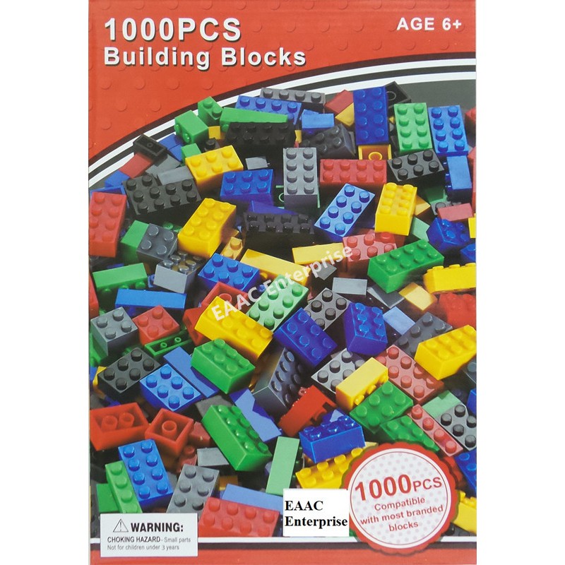 1000pcs DIY Bricks Building Blocks Toys