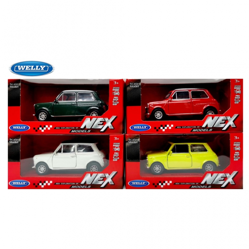 Welly 1:34-1:39 Die-cast Mini Cooper 1300 Car Model with Box Collection Red