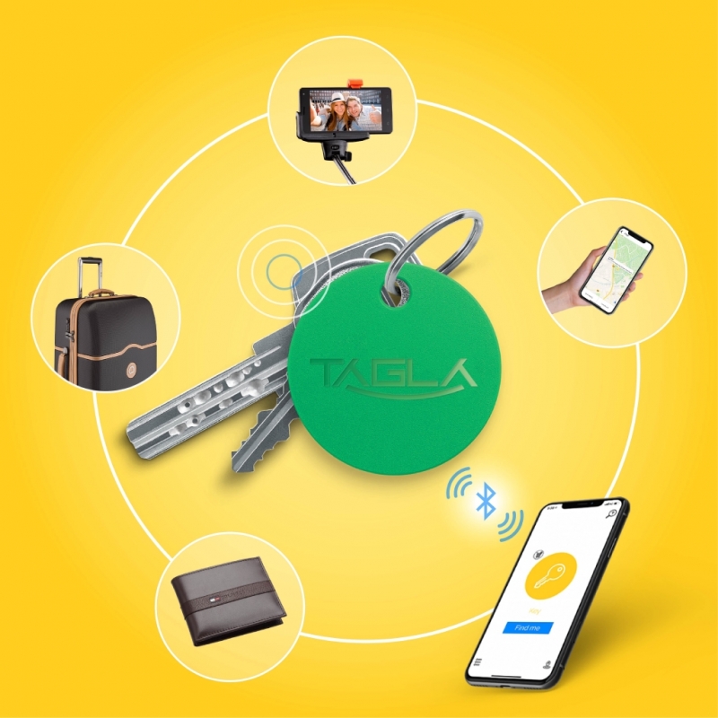 TAG La V2 Bluetooth Tracker Key Finder Item Finder Anti lost alarm device for Security-Key Locator, Wallet Tracker, Pho