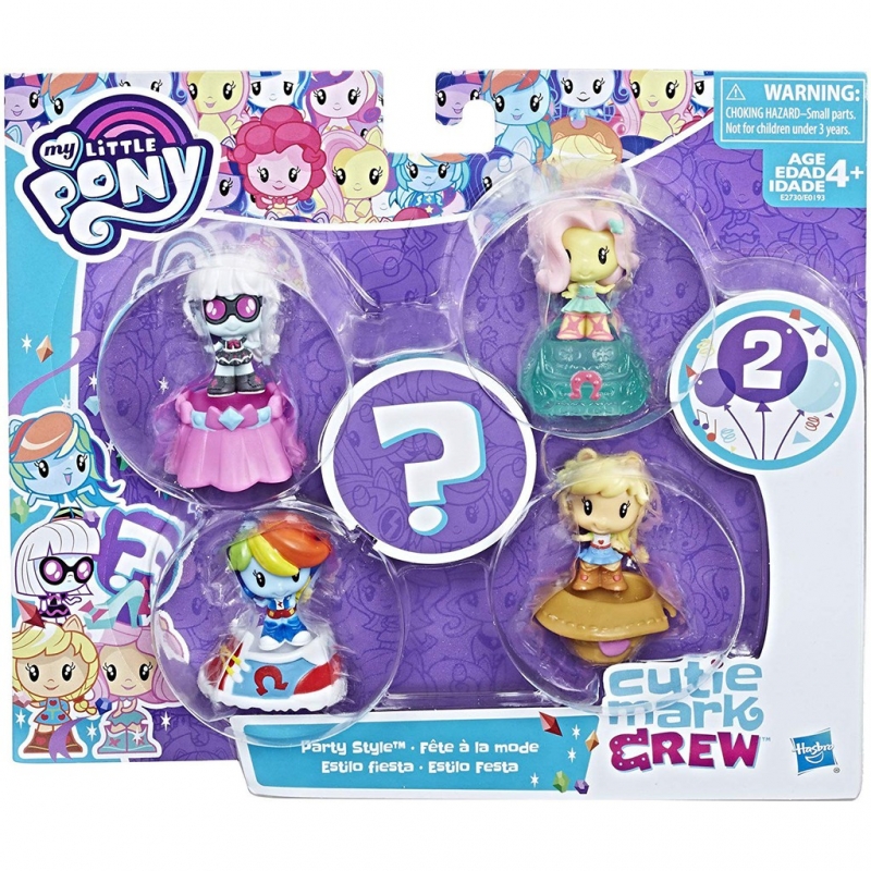 My Little Pony Cutie Mark Crew Party Style Doll E2730/E0193 Hasbo Set for 5pcs/Set