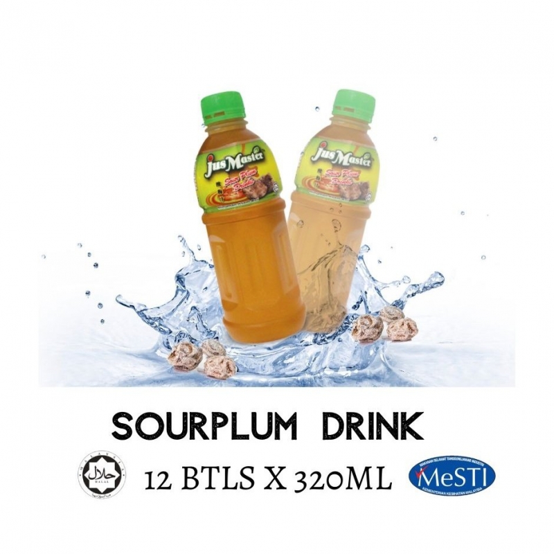 Jus Master Sour Plum / Asam Boi Flavour Drink (12 x 320ML)