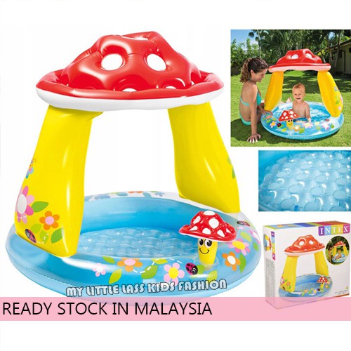 Intex Mushroom Baby Pool Swimming Pool Outdoor Air Pool 57114NP Ready stock in Malaysia