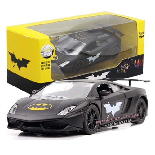 Battery Operated Pull Back Alloy Died Cast Batman Car Sport Collection