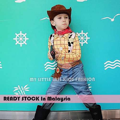 Woody Deluxe Children Costume with Hat 3-10y