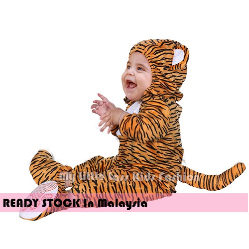 Tiger Infant Toddler Costume for Baby Boys Girls Cosplay Halloween Animal Costumes Mascot