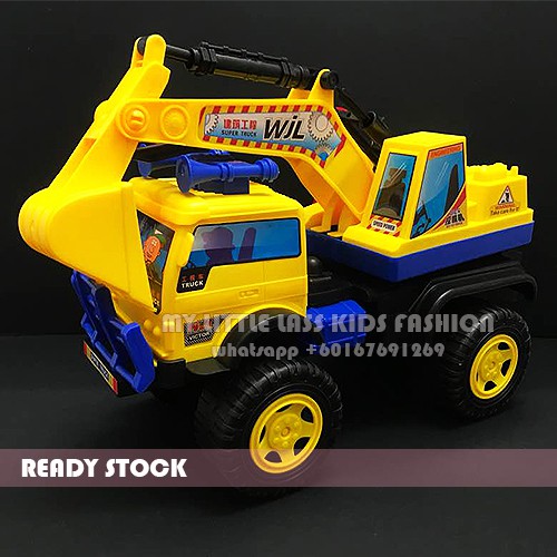 Big Size Children Excavator Truck Construction Toy Model Car Toy Thick Material Toys for boys
