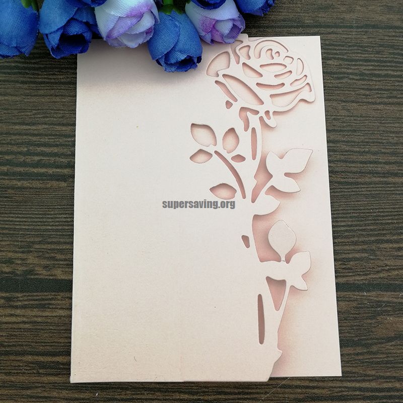 Rose Leaves border Metal Cutting Dies Stencils Die Cut for DIY Scrapbooking Album Paper Card Embossing