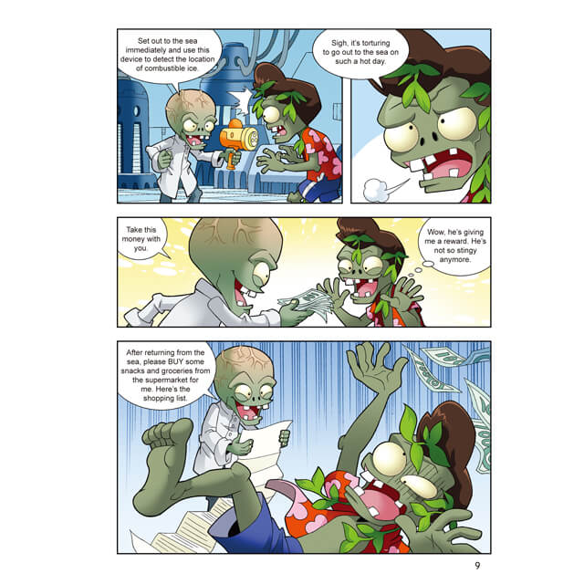 Plants vs Zombies • Dinosaur Comic: Deep Sea Explorer