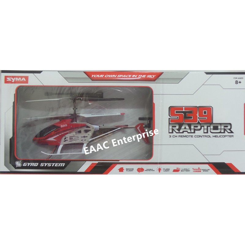 READY STOCK 2.4GHz Syma S39 RC Drone Helicopter