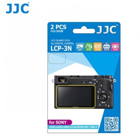 JJC LCP-3N LCD Guard Film Camera Screen Protector for Sony A6300 A6000 A6500