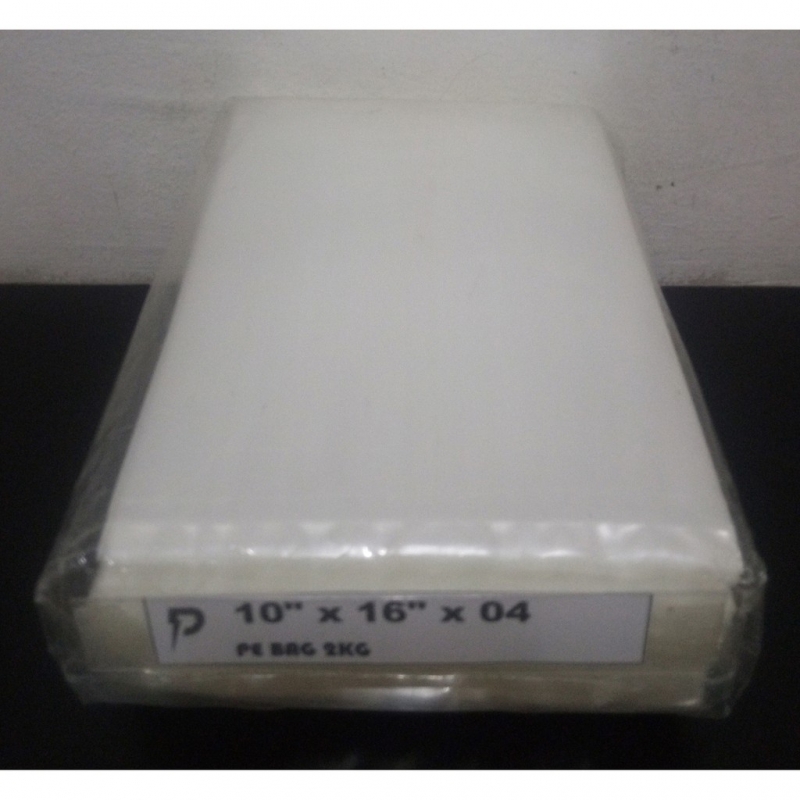 10 x 16 inch Clear PE 04 (0.04mm) Plastic Bag / Thin PE Bag / Jenis Nipis / Pembungkus Kerepek / Pembungkus Plastik PE