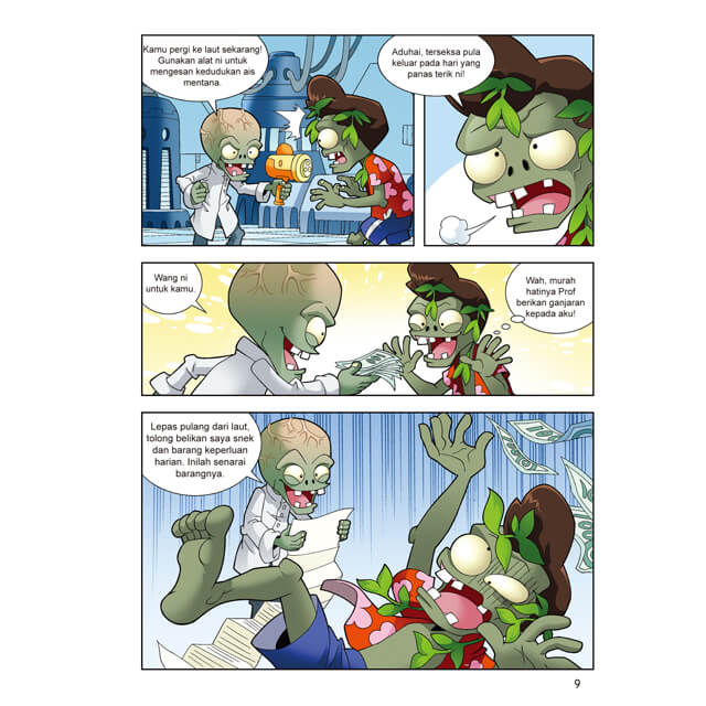 Plants vs Zombies • Komik Dinosaur: Pemburu Laut Dalam