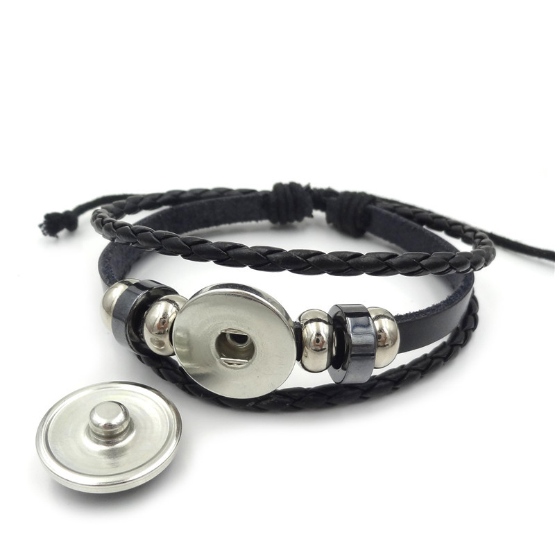 Casual Zodiac Style Leather Bracelet