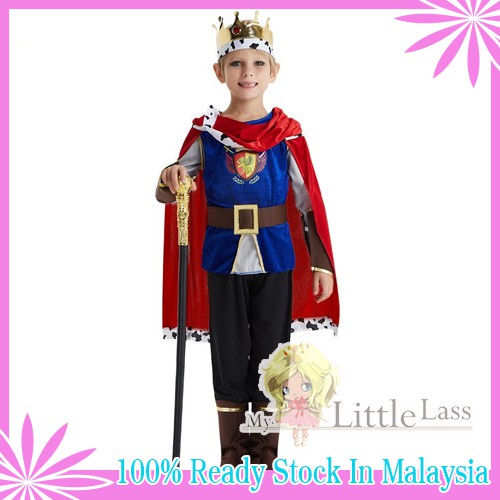 Smart Europe Little Prince King Cosplay Costume Boy Dress up Outfit For Kids