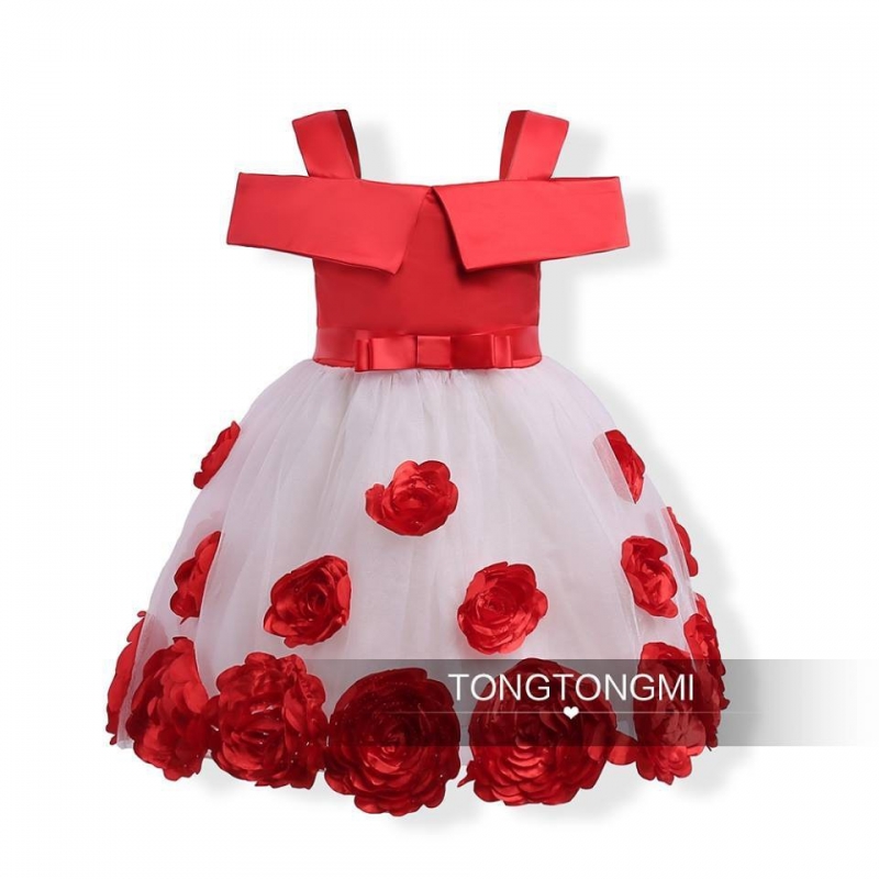Sleeveless Rose Princess Dress