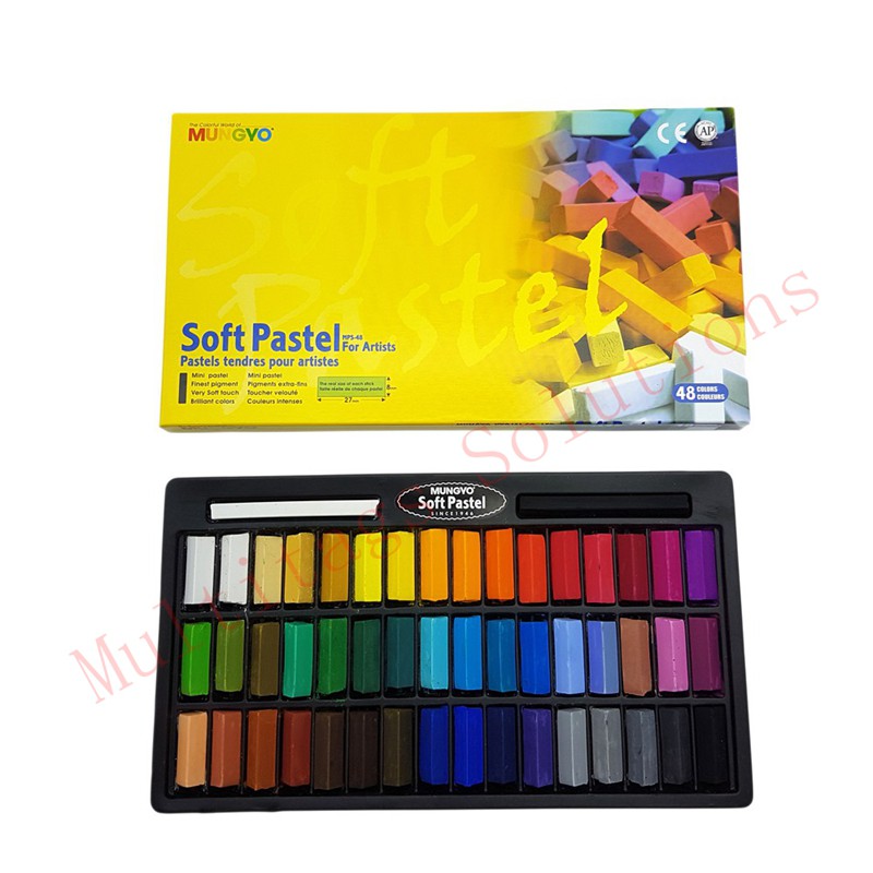 Mungyo Soft Pastel 48 Colours Set (Half Size)