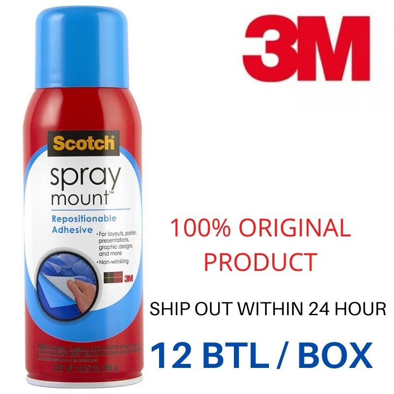 3M Scotch Spray Mount 6065 Repositionable Adhesive 290g
