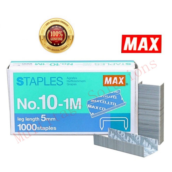 Max Staples No.10-1M Dawai Kokot Ubat Stapler HD-10