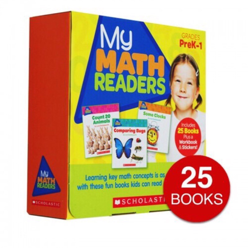 [100% original] My Maths Reader (Prek 1) (25 books)