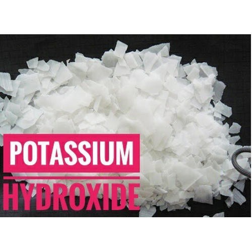 READY STOCK: CAUSTIC POTASSIUM HYDROXIDE, FOR SOAP MAKING 250gm