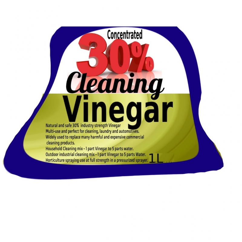 30% Natural Concentrated Cleaning Vinegar, All-Purpose Vinegar, Weeds and Grease Remover, For Home a