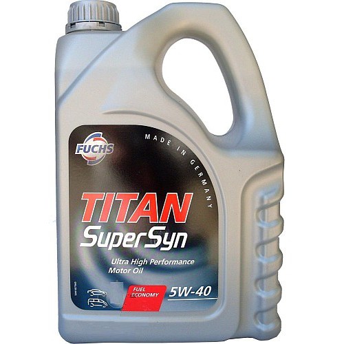 Fuchs TITAN SUPERSYN 5W-40 High Performance, Fully Synthetic Engine Oil, 4 Litre