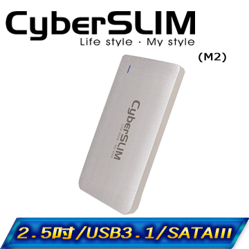 [TAITRA] CyberSLIM M2 SSD Hard Drive External Enclosure USB 3.1 (Type-C)