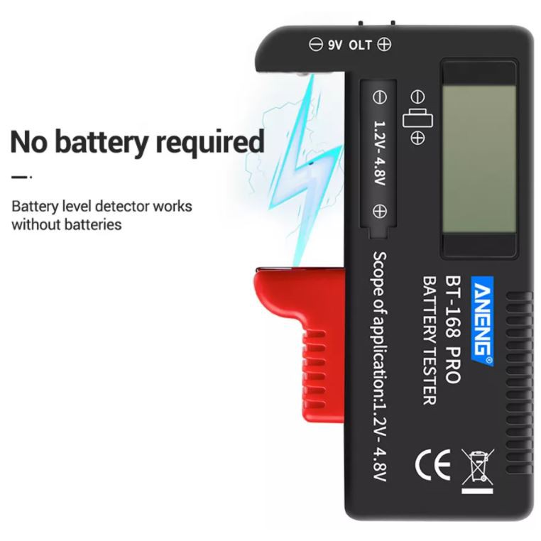 Universal Battery Capacitance Diagnostic Tool Battery Test Accessory Batery Tester Bateri Penguji