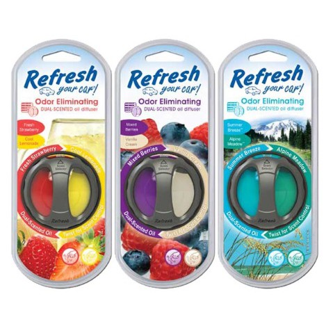 Refresh Your Car Dual Scent Mini Diffusers / Car Fresheners 7ml