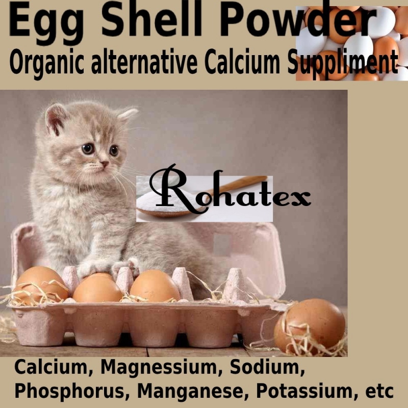 DRIED CHICKEN EGG SHELL POWDER/ EDIBLE CALCIUM SUPPLIMENTS FOR CANINE PETS, POULTRY BIRDS & AGRICULTURAL ORGANIC MANURE