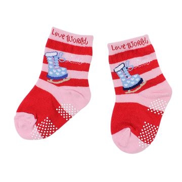 (LOVEWORLD)Skating little girl socks (pink)