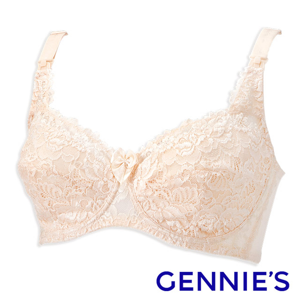 (gennies)Gennies Chini Victoria Cup Lace Breastfeeding Underwear (Champagne GA21)