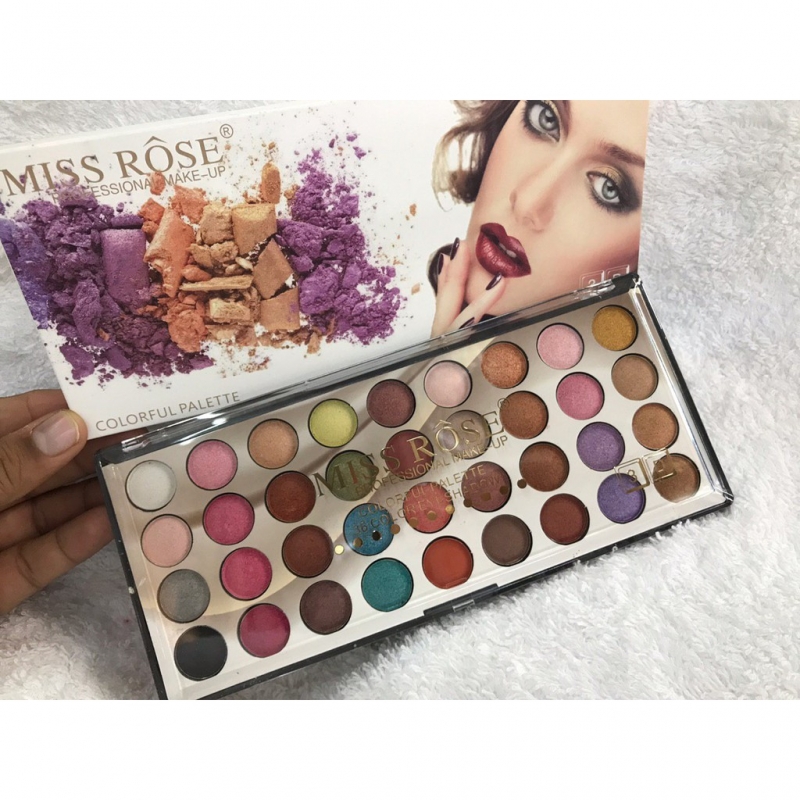 Miss Rose 36 Color Shimmer Eye shadow Professional Makeup 36 G (Multicolor)