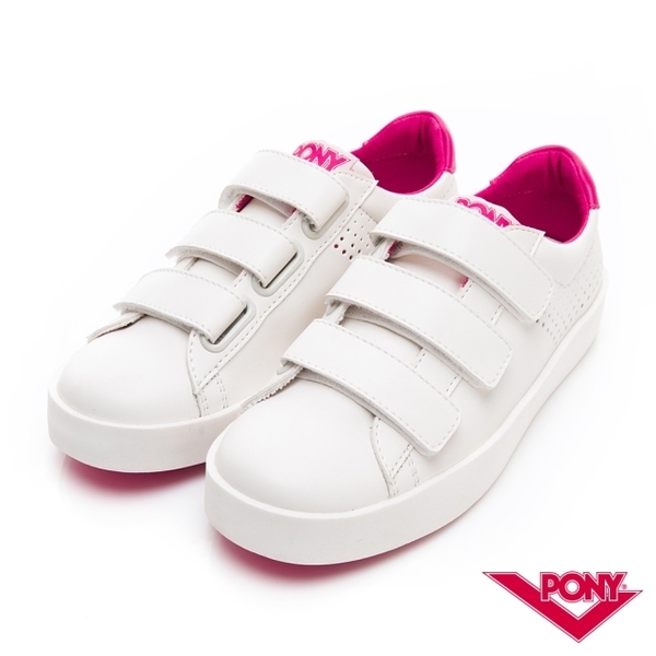 (pony)[PONY] TOP STAR fashion wild devil felt white shoes casual shoes women's shoes pink
