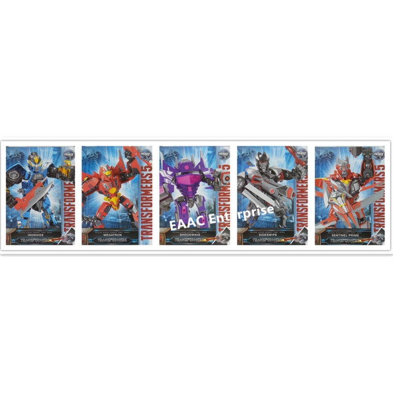 DIY Transformers 5 Robot Series Megatron Ironhide Shockwave Sideswipe