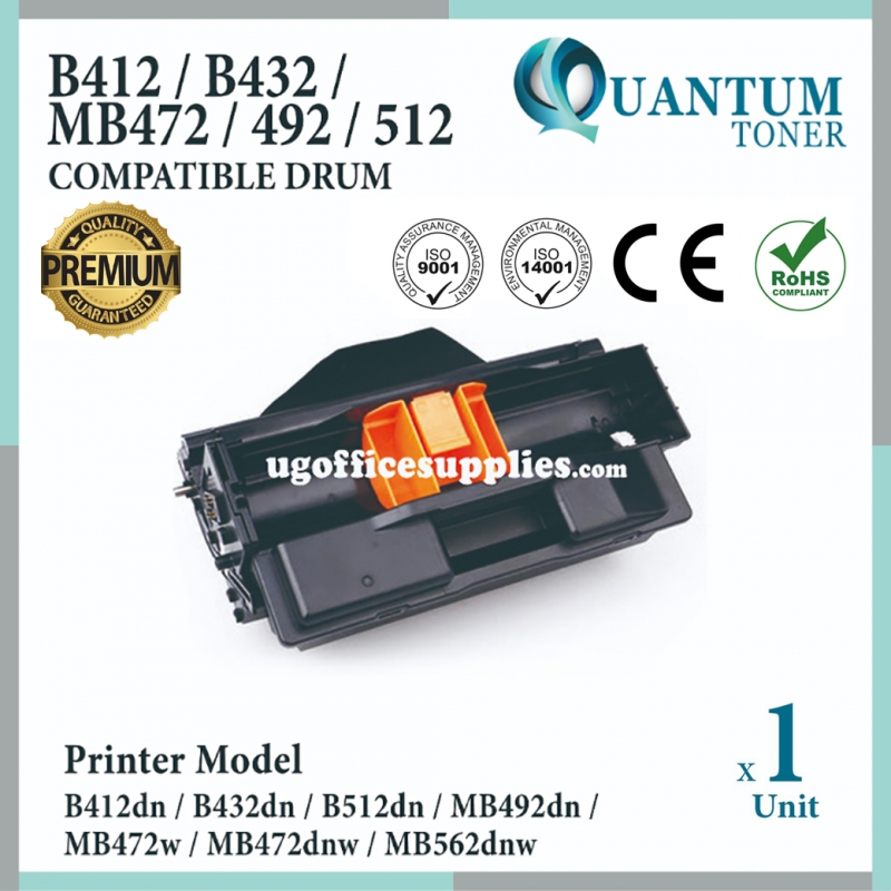 Oki B412 Drum High Quality Compatible Drum Cartridge For Oki B412 ...